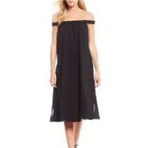 Larkin Hughes Fleet Off-the-Shoulder Midi Dress🌈